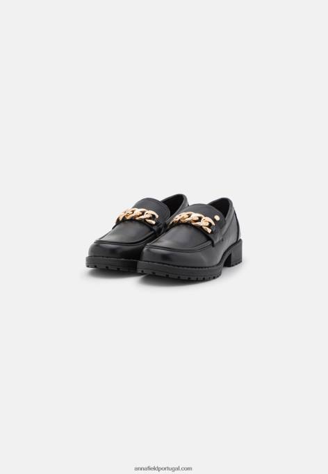 mulheres slip-on preto F4BZ0D1832 Anna Field