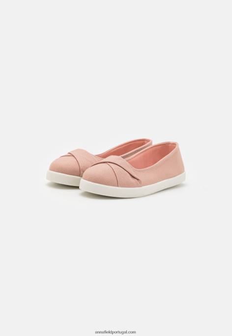 mulheres slip on rosa claro F4BZ0D1820 Anna Field