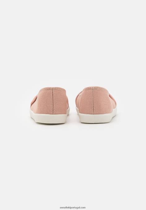 mulheres slip on rosa claro F4BZ0D1820 Anna Field
