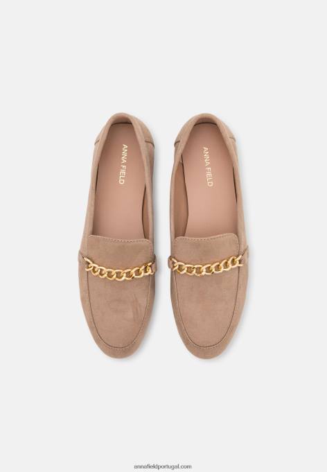 mulheres taupe sem cadarço F4BZ0D1816 Anna Field