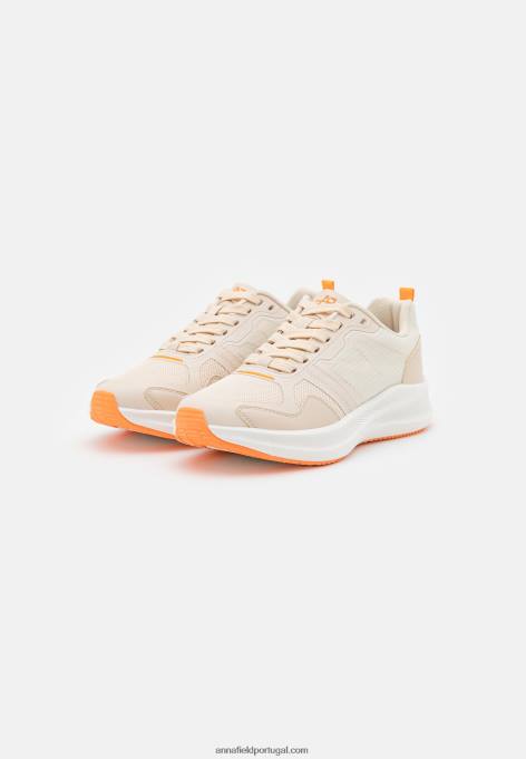 mulheres sapatilhas bege/laranja F4BZ0D1184 Anna Field