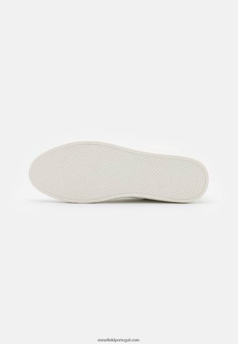 mulheres sapatilhas branco/dourado rosa F4BZ0D1178 Anna Field