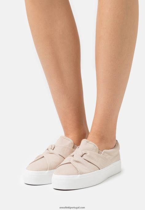 mulheres slip-on bege F4BZ0D1187 Anna Field