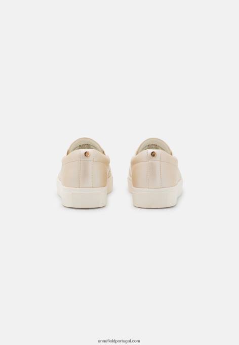 mulheres slip-on de conforto dourado F4BZ0D1163 Anna Field