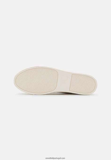 mulheres slip-on de conforto dourado F4BZ0D1163 Anna Field