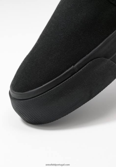 mulheres slip-on preto F4BZ0D1162 Anna Field