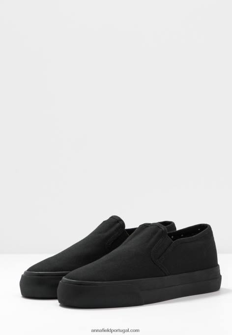 mulheres slip-on preto F4BZ0D1162 Anna Field