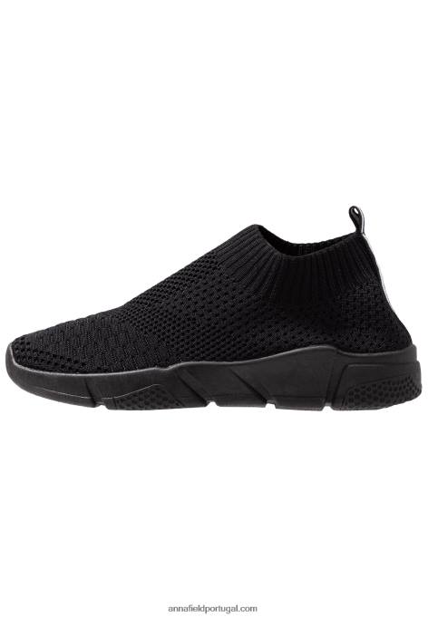 mulheres slip-on preto F4BZ0D1166 Anna Field