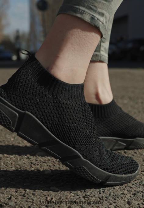 mulheres slip-on preto F4BZ0D1166 Anna Field