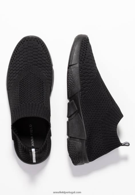 mulheres slip-on preto F4BZ0D1166 Anna Field