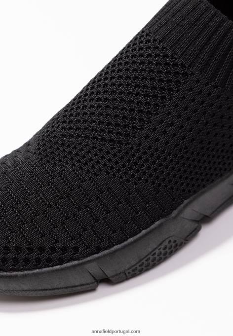 mulheres slip-on preto F4BZ0D1166 Anna Field