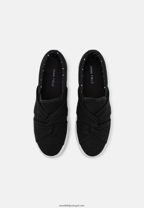 mulheres slip-on preto F4BZ0D1179 Anna Field