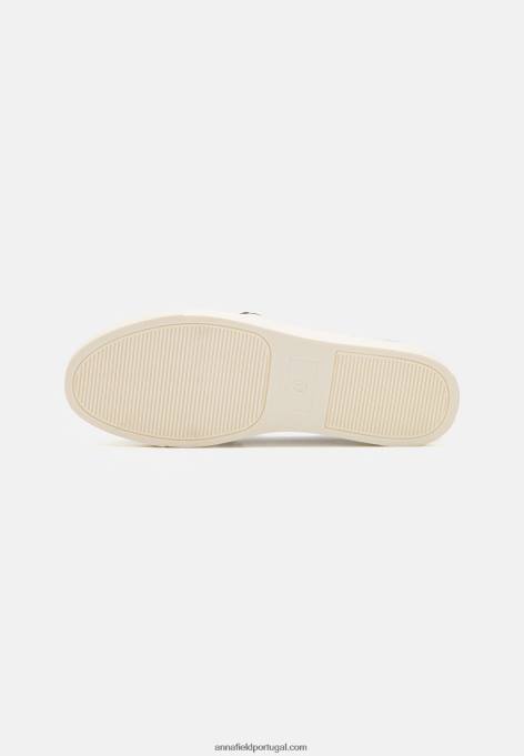 mulheres slip-on preto F4BZ0D1221 Anna Field