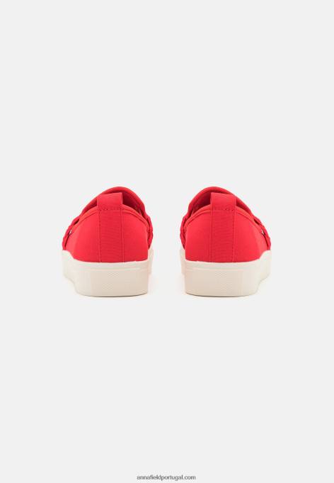 mulheres slip-on vermelho F4BZ0D1197 Anna Field