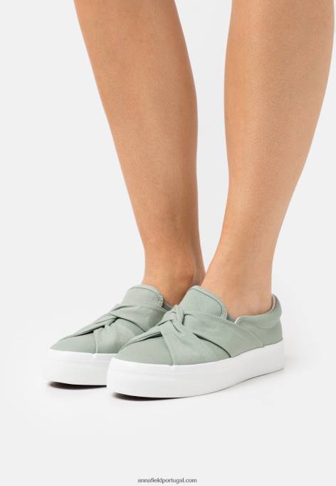 mulheres slip-ons de menta F4BZ0D1185 Anna Field