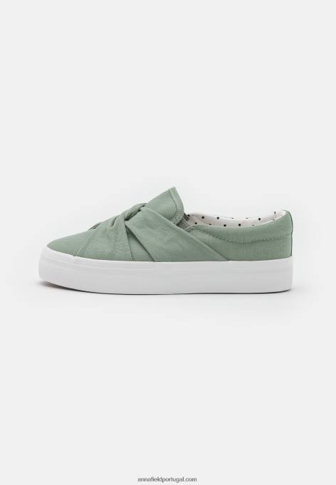 mulheres slip-ons de menta F4BZ0D1185 Anna Field