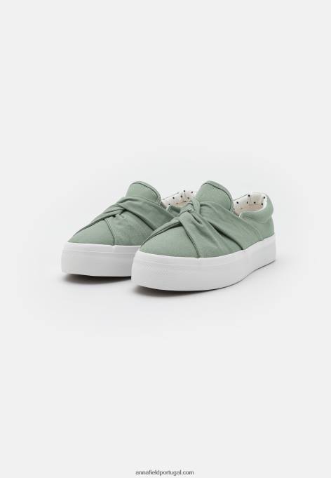 mulheres slip-ons de menta F4BZ0D1185 Anna Field