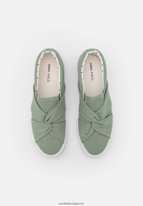 mulheres slip-ons de menta F4BZ0D1185 Anna Field