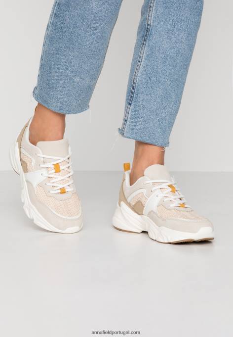 mulheres tênis bege F4BZ0D1164 Anna Field