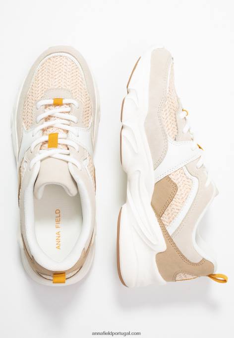 mulheres tênis bege F4BZ0D1164 Anna Field