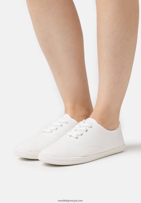 mulheres tênis branco F4BZ0D1160 Anna Field