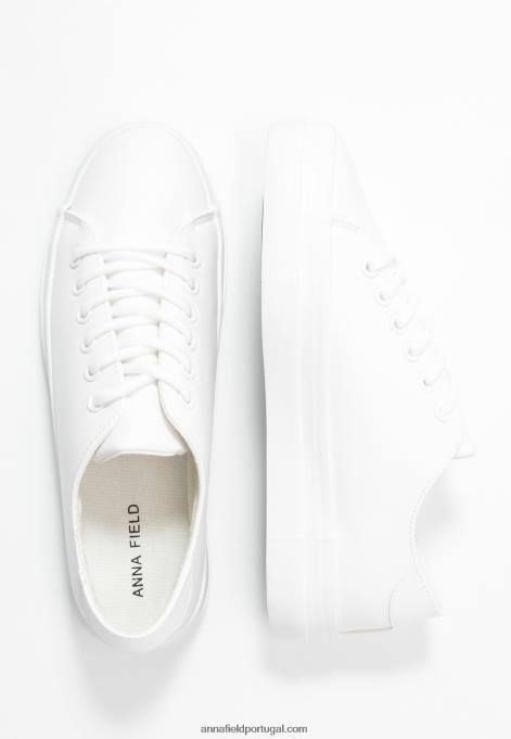 mulheres tênis branco F4BZ0D1161 Anna Field