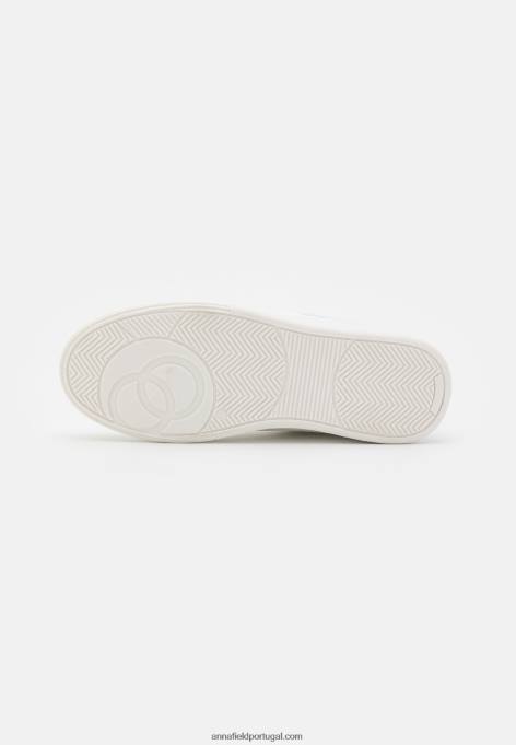 mulheres tênis branco F4BZ0D1168 Anna Field