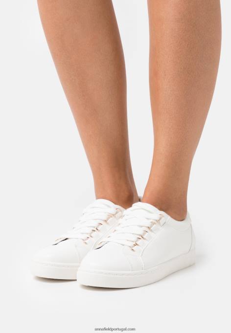 mulheres tênis branco F4BZ0D1171 Anna Field