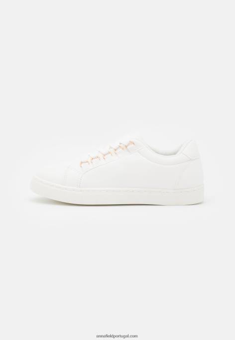 mulheres tênis branco F4BZ0D1171 Anna Field