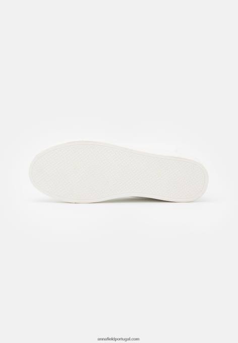 mulheres tênis branco F4BZ0D1171 Anna Field