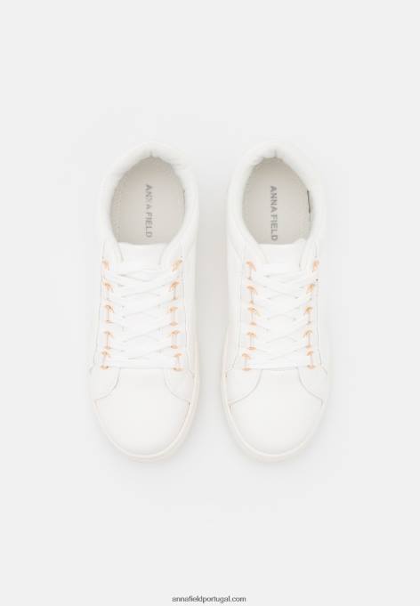 mulheres tênis branco F4BZ0D1171 Anna Field