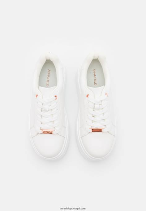 mulheres tênis branco F4BZ0D1173 Anna Field