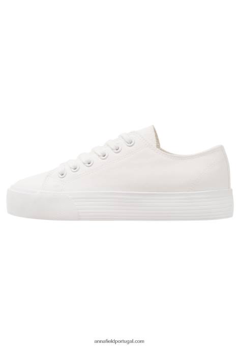 mulheres tênis branco F4BZ0D1181 Anna Field