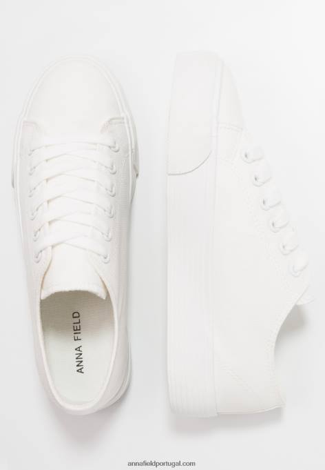 mulheres tênis branco F4BZ0D1181 Anna Field