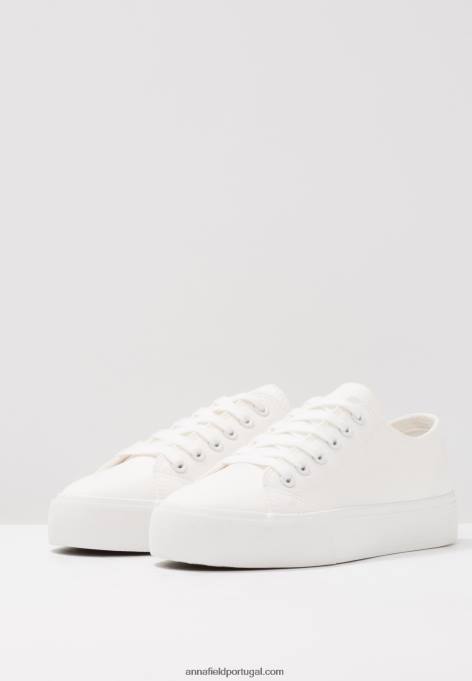 mulheres tênis branco F4BZ0D1181 Anna Field