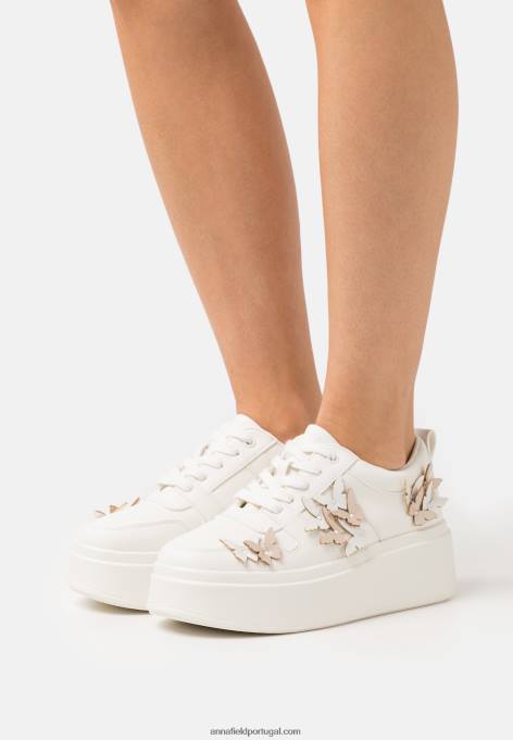 mulheres tênis branco F4BZ0D1186 Anna Field