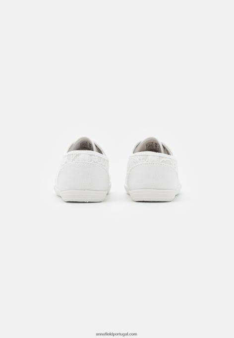 mulheres tênis branco F4BZ0D1188 Anna Field
