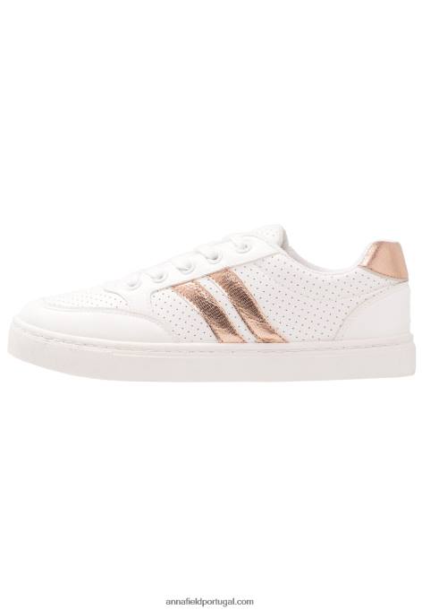 mulheres tênis branco F4BZ0D1195 Anna Field