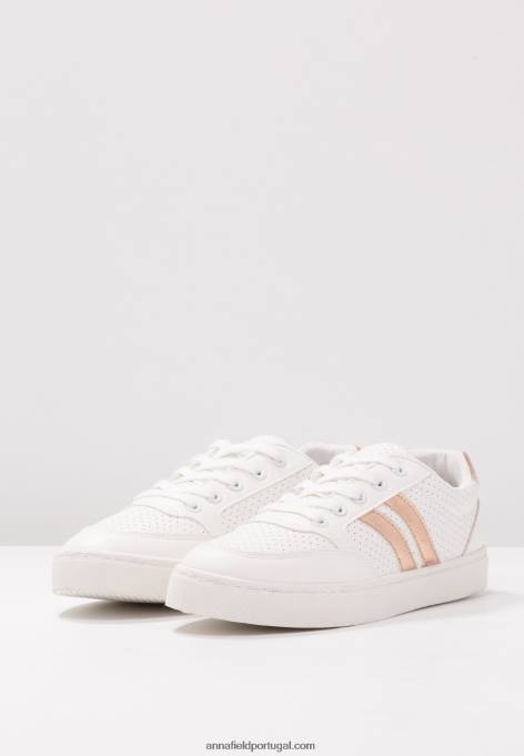 mulheres tênis branco F4BZ0D1195 Anna Field