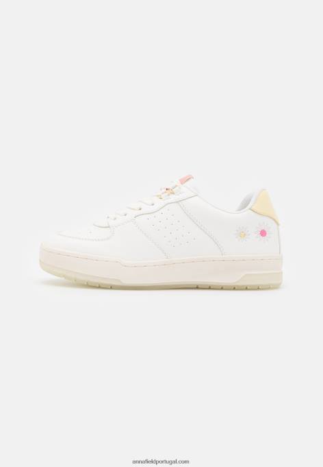 mulheres tênis branco F4BZ0D1199 Anna Field