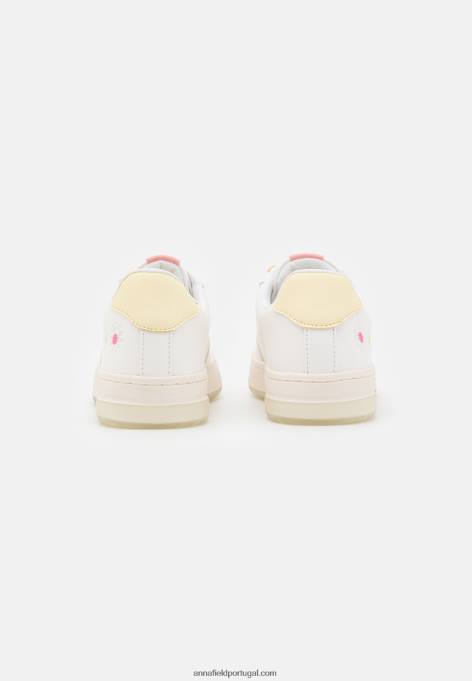 mulheres tênis branco F4BZ0D1199 Anna Field