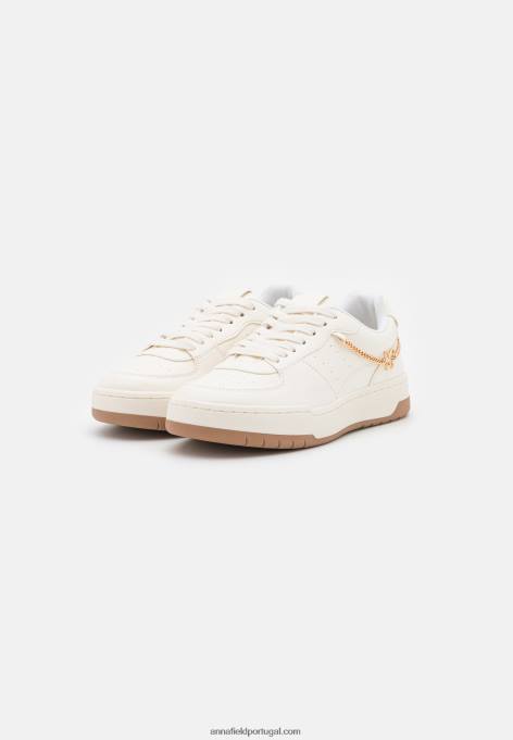 mulheres tênis branco F4BZ0D1216 Anna Field