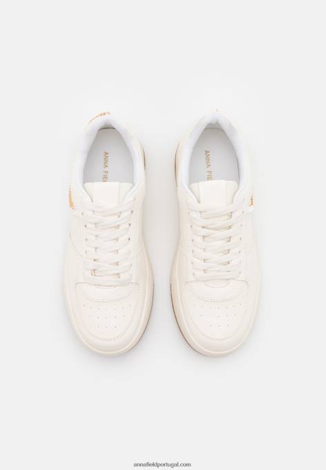 mulheres tênis branco F4BZ0D1216 Anna Field