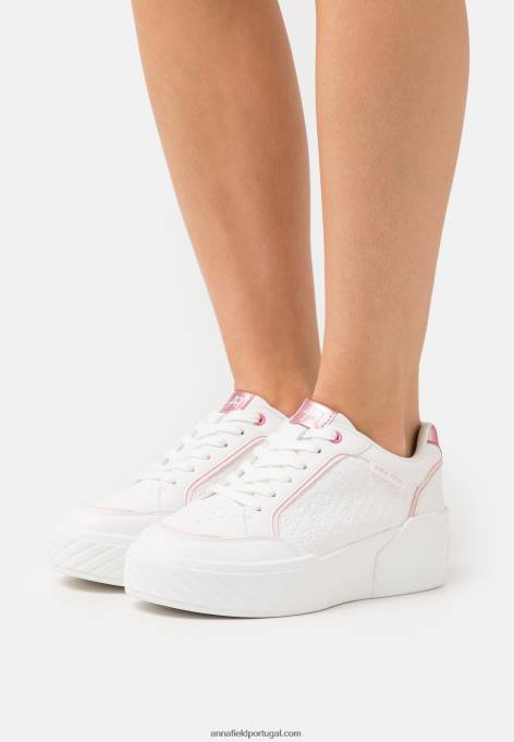 mulheres tênis branco F4BZ0D1218 Anna Field