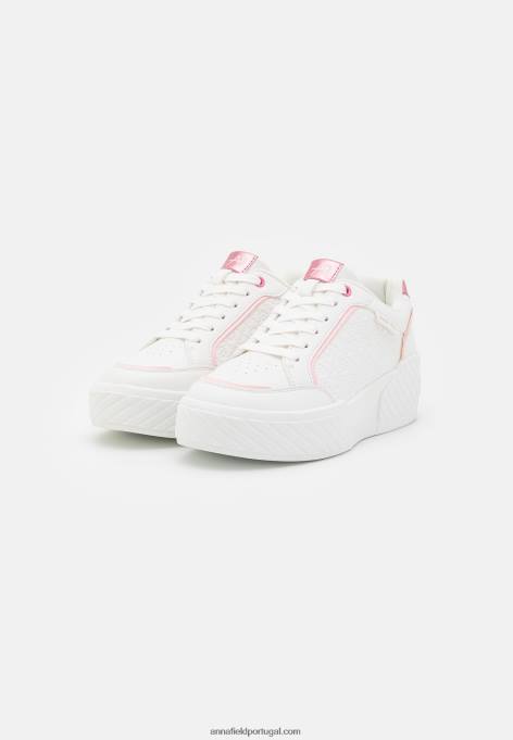 mulheres tênis branco F4BZ0D1218 Anna Field