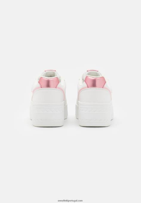 mulheres tênis branco F4BZ0D1218 Anna Field