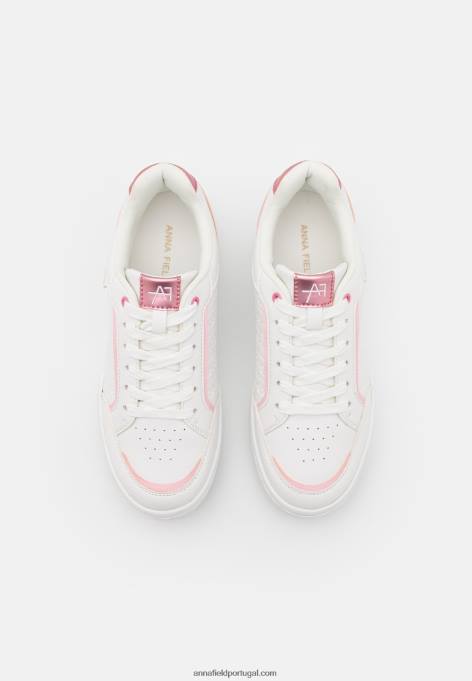 mulheres tênis branco F4BZ0D1218 Anna Field