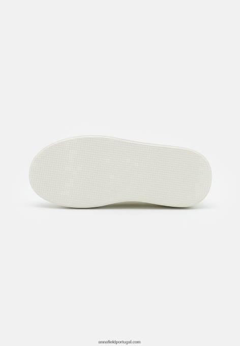 mulheres tênis branco F4BZ0D1220 Anna Field