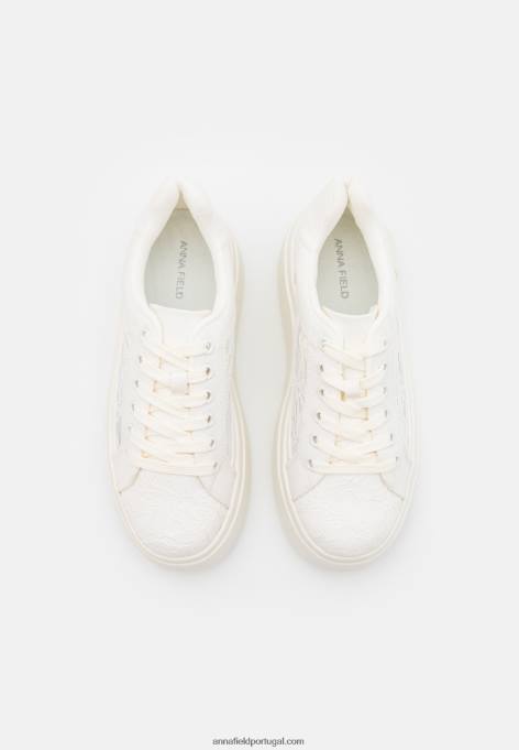 mulheres tênis branco F4BZ0D1220 Anna Field