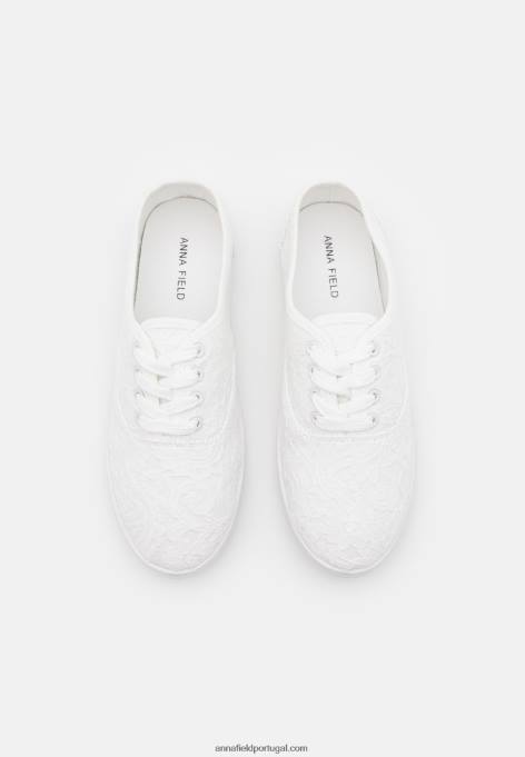 mulheres tênis branco F4BZ0D1222 Anna Field